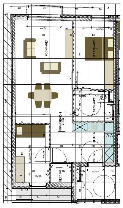 Appartement te  koop in Tielt 8700 305000.00€ 2 slaapkamers 70.00m² - Zoekertje 956