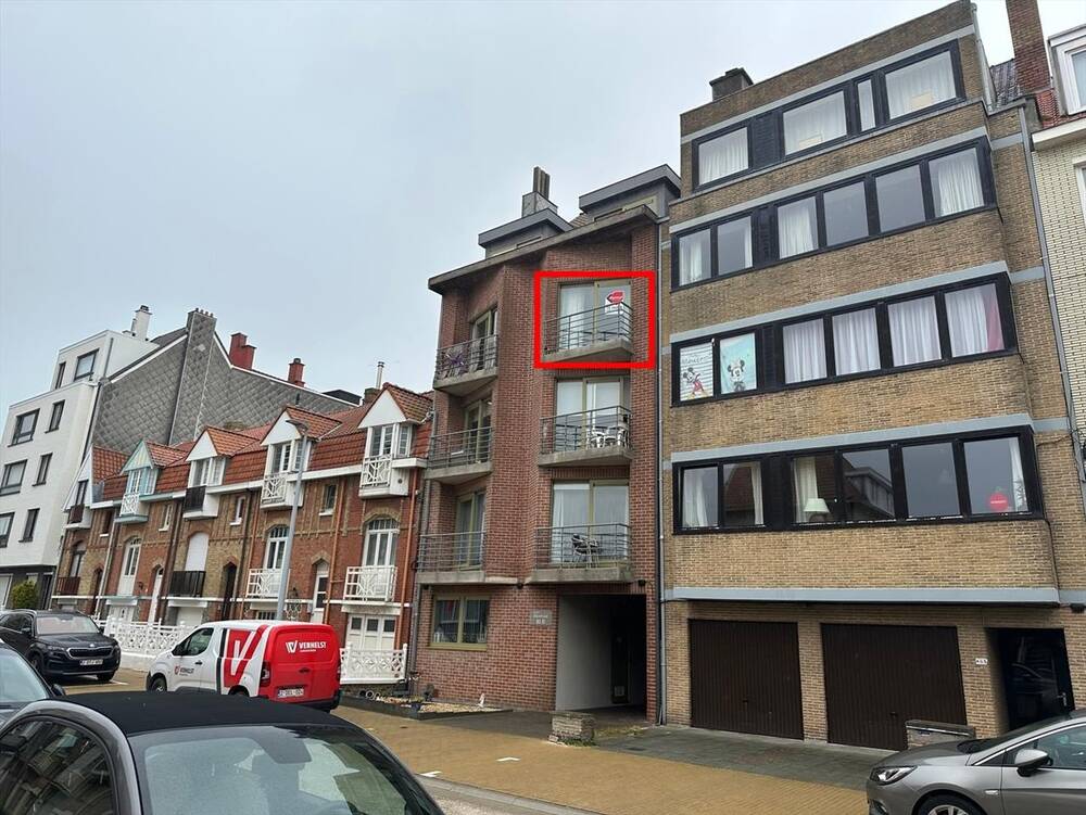 Appartement te  huur in Oostende 8400 615.00€ 1 slaapkamers m² - Zoekertje 169629