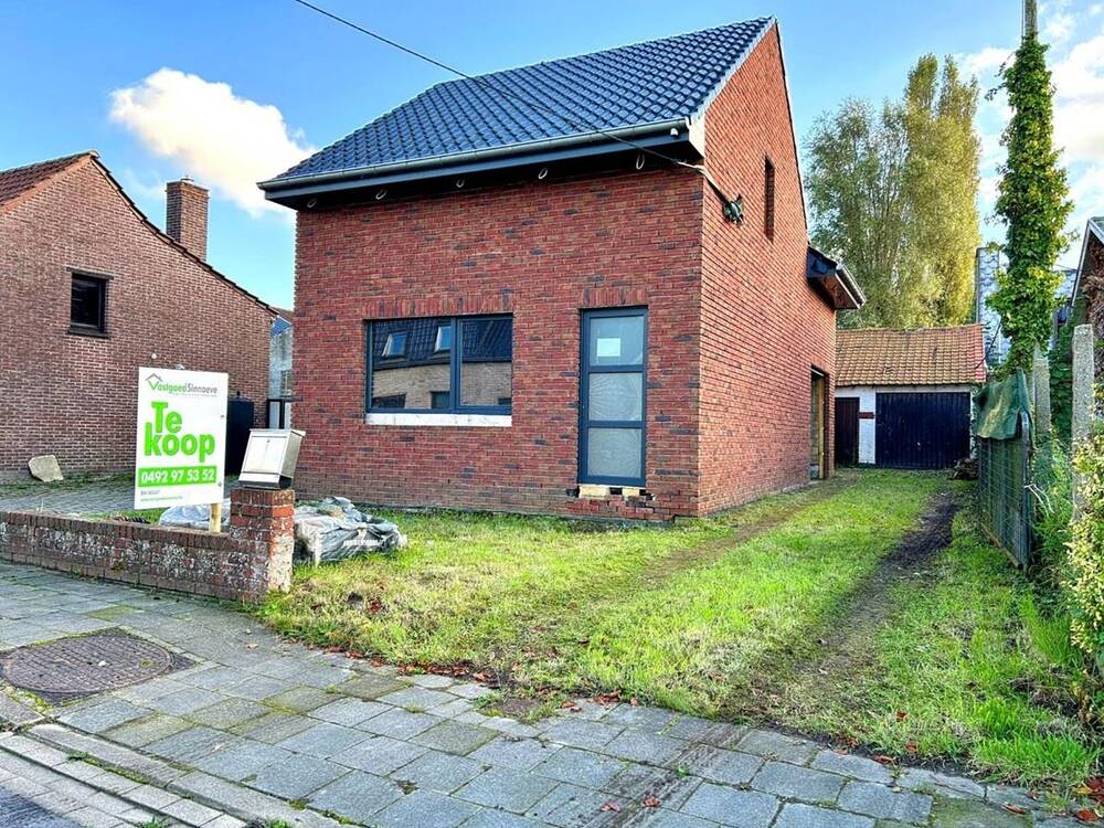 Huis te  koop in Eernegem 8480 189000.00€ 4 slaapkamers m² - Zoekertje 283772