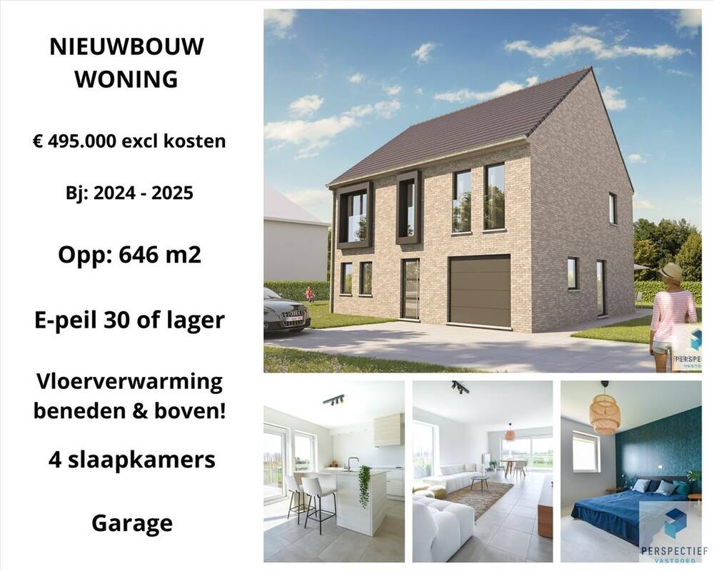 Huis te  koop in Oostkamp 8020 495000.00€ 4 slaapkamers 200.00m² - Zoekertje 291809