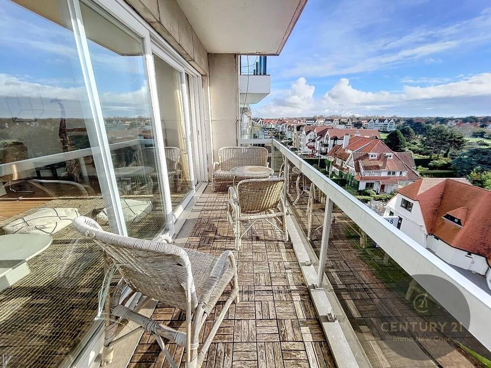 Appartement te  huur in Knokke-Heist 8300 1075.00€ 2 slaapkamers m² - Zoekertje 292702