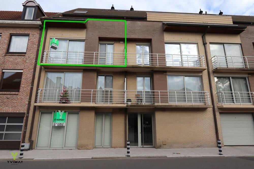 Appartement te  huur in Zwevegem 8550 775.00€ 2 slaapkamers m² - Zoekertje 294493