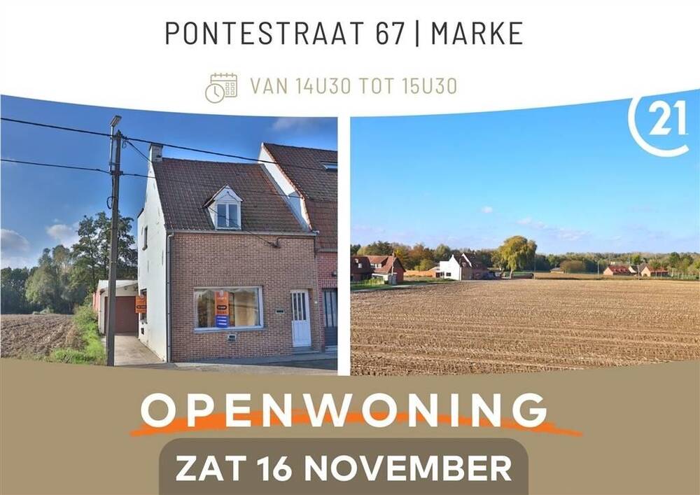 Huis te  koop in Marke 8510 109000.00€ 3 slaapkamers 156.00m² - Zoekertje 294088