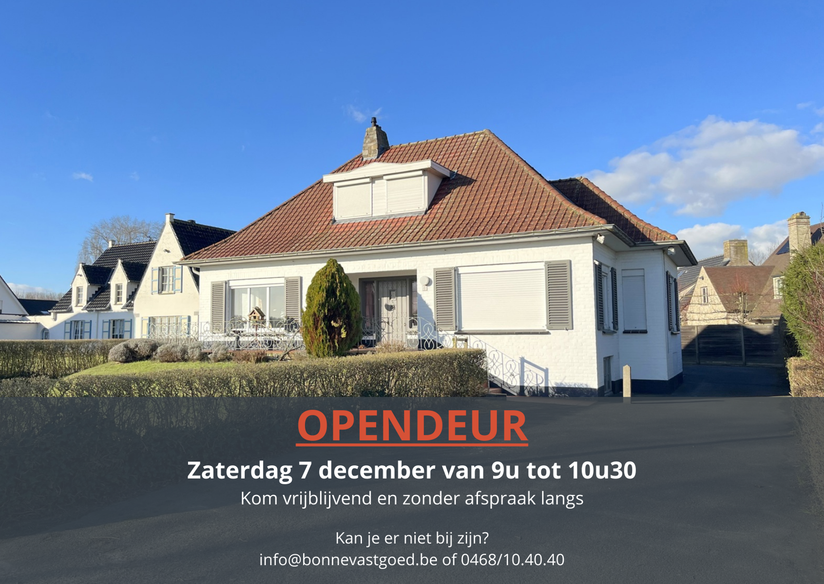 Huis te  koop in Oostkerke 8340 460000.00€ 4 slaapkamers m² - Zoekertje 294919